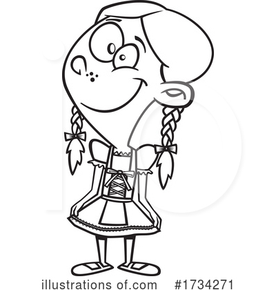 Royalty-Free (RF) Cartoon Clipart Illustration by toonaday - Stock Sample #1734271