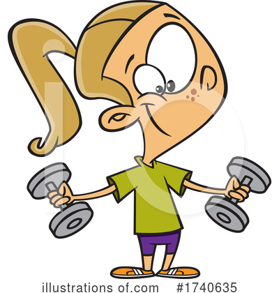 Dumbbell Clipart #1740635 by toonaday