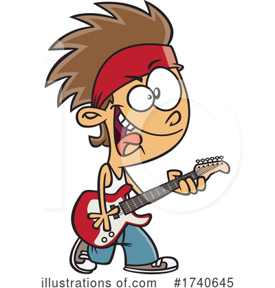 Music Instruments Clipart #1740645 by toonaday