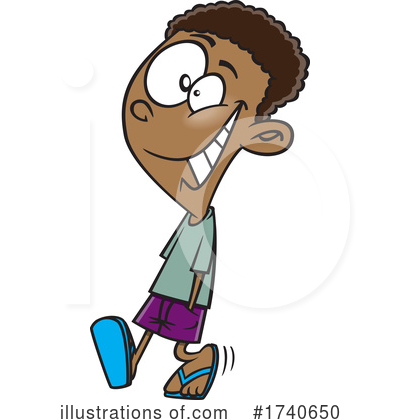 Walking Clipart #1740650 by toonaday