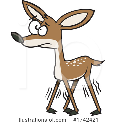 Deer Clipart #1742421 by toonaday