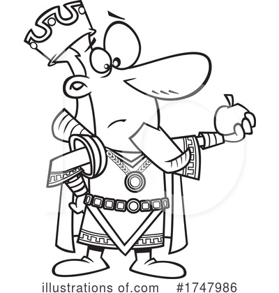 King Clipart #1747986 by toonaday