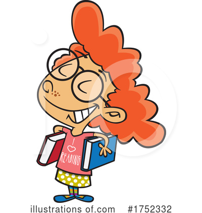 Reading Clipart #1752332 by toonaday