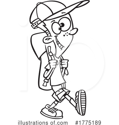 Hiker Clipart #1775189 by toonaday