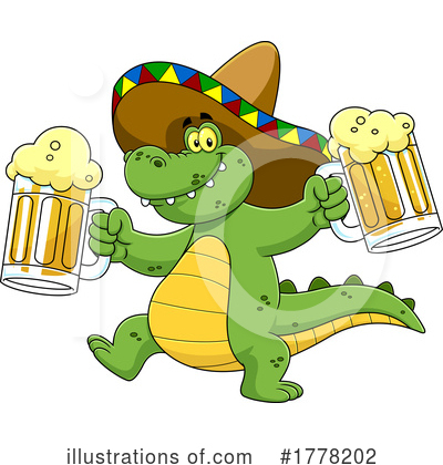 Alligator Clipart #1778202 by Hit Toon