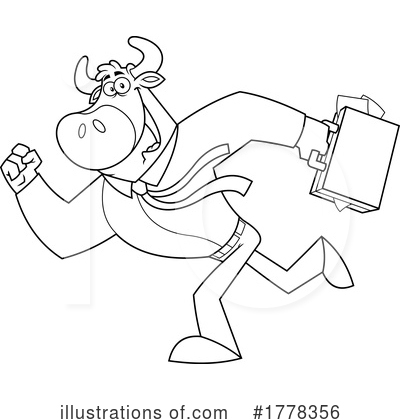Bull Clipart #1778356 by Hit Toon