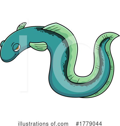 Eel Clipart #1779044 by Hit Toon