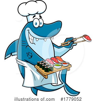 Sharks Clipart #1779052 by Hit Toon