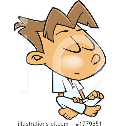 Meditating Clipart #1779651 by toonaday