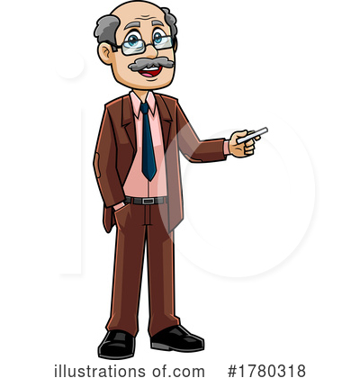 Professor Clipart #1780318 by Hit Toon