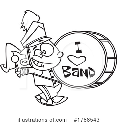 Drummer Clipart #1788543 by toonaday