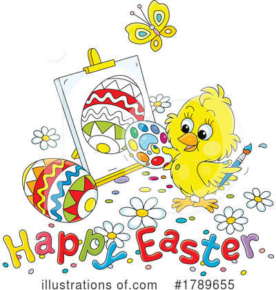 Easter Chick Clipart #1789655 by Alex Bannykh