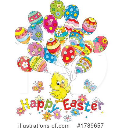 Easter Chick Clipart #1789657 by Alex Bannykh