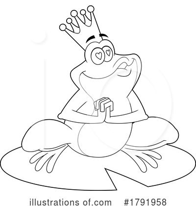 Frog Prince Clipart #1791958 by Hit Toon