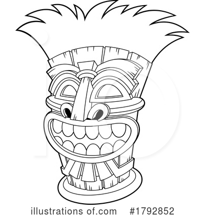 Tiki Clipart #1792852 by Hit Toon