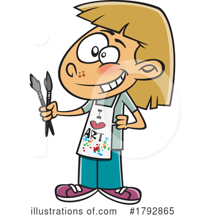 Girl Clipart #1792865 by toonaday