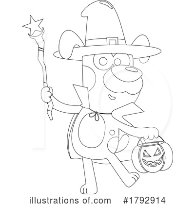 Wizard Clipart #1792914 by Hit Toon
