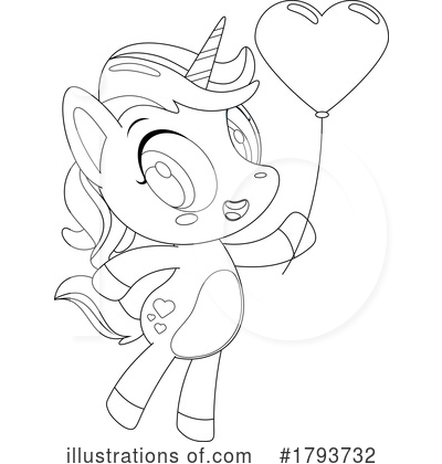 Unicorn Clipart #1793732 by Hit Toon