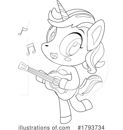 Guitar Clipart #1793734 by Hit Toon