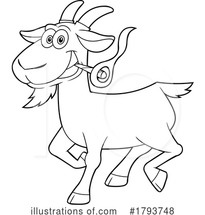 Goat Clipart #1793748 by Hit Toon