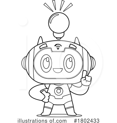 Robot Clipart #1802433 by Hit Toon