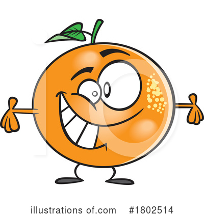 Orange Clipart #1802514 by toonaday
