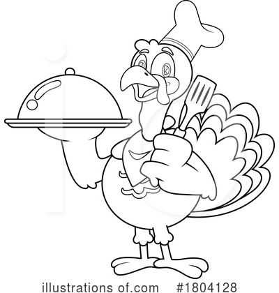 Chef Hat Clipart #1804128 by Hit Toon