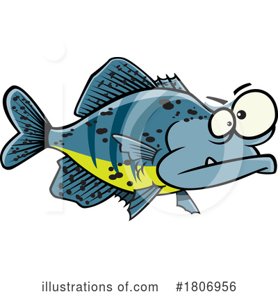 Fish Clipart #1806956 by toonaday