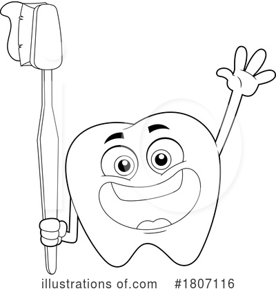 Toothpaste Clipart #1807116 by Hit Toon