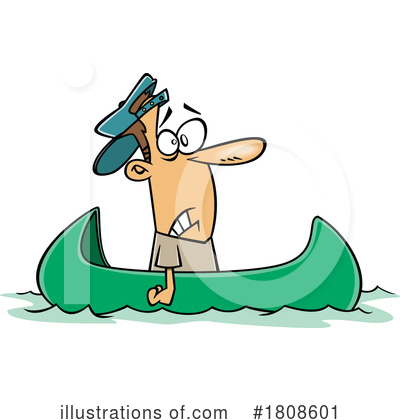 Canoe Clipart #1808601 by toonaday
