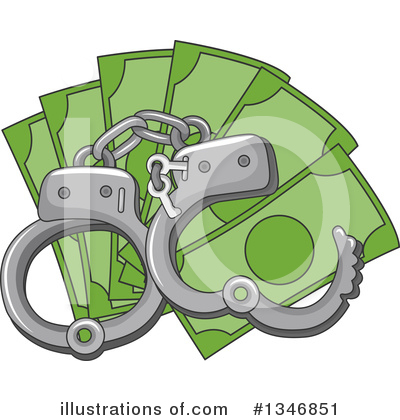 Handcuffs Clipart #1346851 by BNP Design Studio