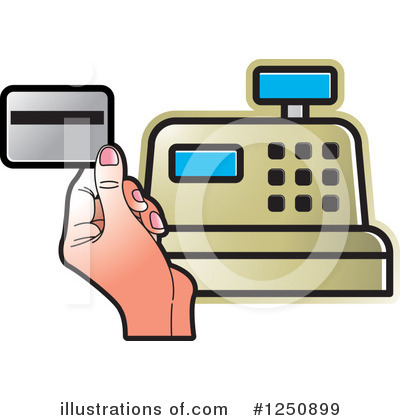 Royalty-Free (RF) Cash Register Clipart Illustration by Lal Perera - Stock Sample #1250899