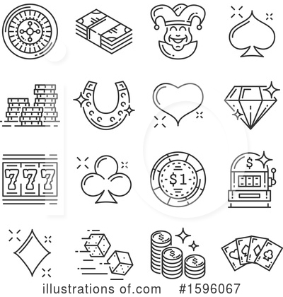 Dice Clipart #1596067 by Vector Tradition SM