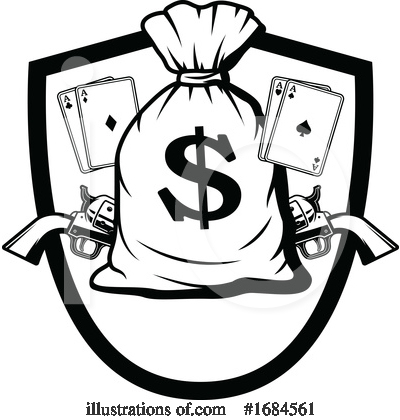 Money Bag Clipart #1684561 by Vector Tradition SM