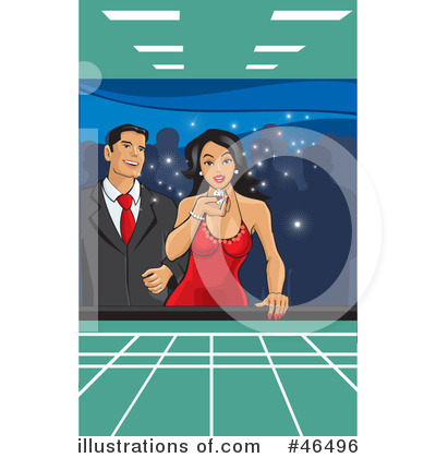 Royalty-Free (RF) Casino Clipart Illustration by David Rey - Stock Sample #46496