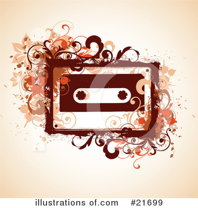 Royalty-Free (RF) Cassette Tape Clipart Illustration by OnFocusMedia - Stock Sample #21699