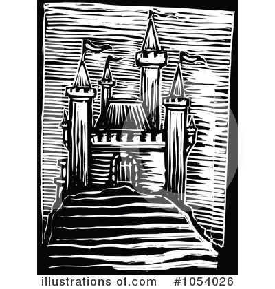 Royalty-Free (RF) Castle Clipart Illustration by xunantunich - Stock Sample #1054026