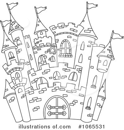 Royalty-Free (RF) Castle Clipart Illustration by yayayoyo - Stock Sample #1065531