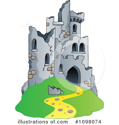 Royalty-Free (RF) Castle Clipart Illustration by visekart - Stock Sample #1098074