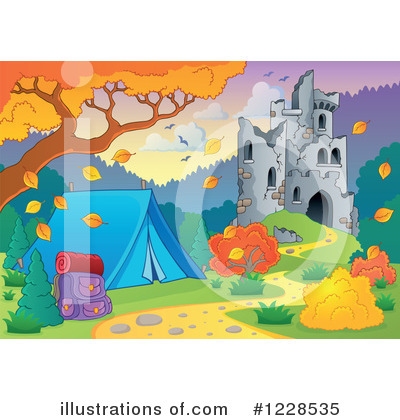 Royalty-Free (RF) Castle Clipart Illustration by visekart - Stock Sample #1228535