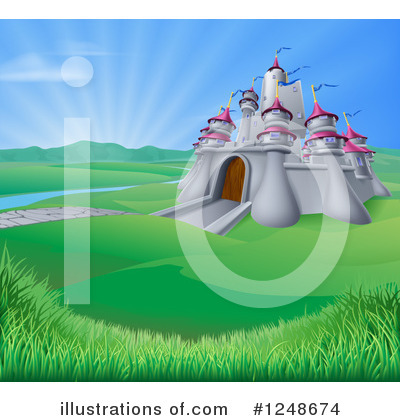 Royalty-Free (RF) Castle Clipart Illustration by AtStockIllustration - Stock Sample #1248674