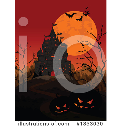 Haunted House Clipart #1353030 by Pushkin
