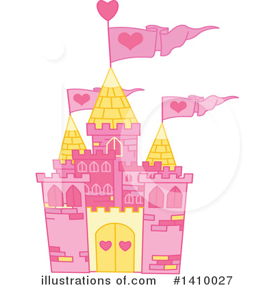 Royalty-Free (RF) Castle Clipart Illustration by Pushkin - Stock Sample #1410027
