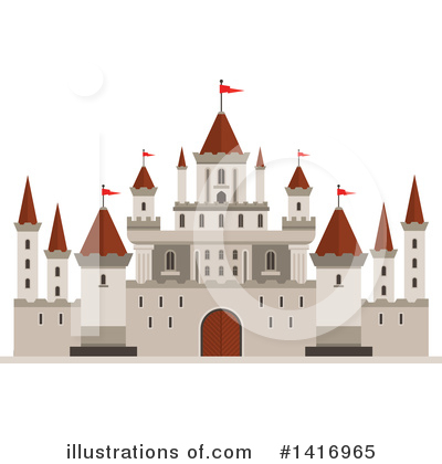 Fortress Clipart #1416965 by Vector Tradition SM