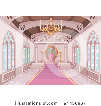 Royalty-Free (RF) Castle Clipart Illustration by Pushkin - Stock Sample #1456967