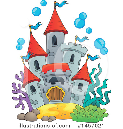 Royalty-Free (RF) Castle Clipart Illustration by visekart - Stock Sample #1457021