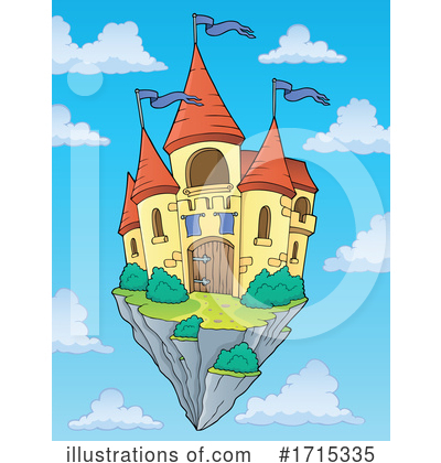 Royalty-Free (RF) Castle Clipart Illustration by visekart - Stock Sample #1715335