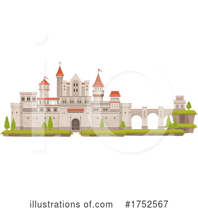 Royalty-Free (RF) Castle Clipart Illustration by Vector Tradition SM - Stock Sample #1752567