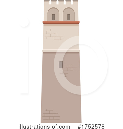 Castle Tower Clipart #1752578 by Vector Tradition SM