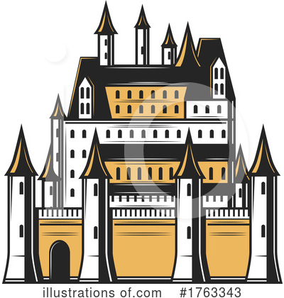 Royalty-Free (RF) Castle Clipart Illustration by Vector Tradition SM - Stock Sample #1763343